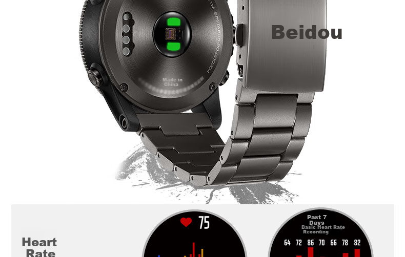 Beidou Watch Syntime Pilot Satellite Timekeeping Positioning Waterproof Heart Rate Sports Multifunctional Smart Outdoor Watch 12