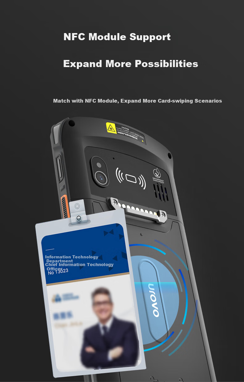 UROVO DT50X Handheld Data Terminal, Android PDA, ERP Collector, Industrial Smartphone, Inventory Counter, Wireless Scanner 10