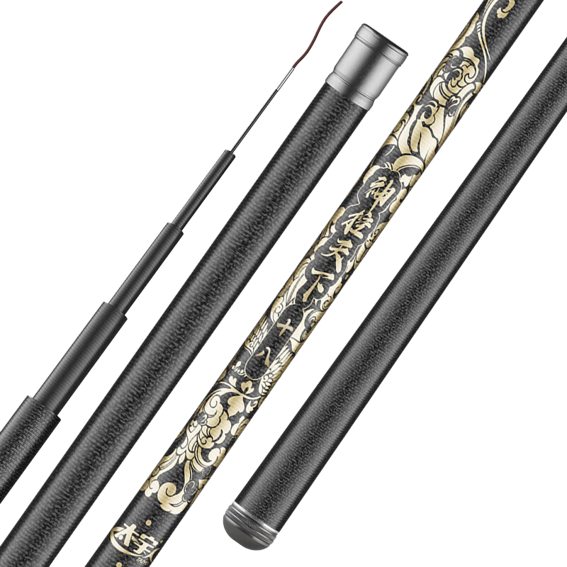 Taiyu Shengkong Tianxia 5.4-Meter Fishing Rod, Handheld Rod, 28 Sections, Carbon Fiber, Ultra-Light, Ultra-Hard, Fishing Pole, Platform Fishing Rod