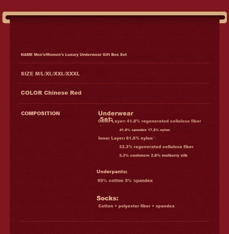 Hengyuanxiang [Best-Selling 100,000 Sets] Zodiac Year Horse Year Qiji Red Autumn Underwear Set for Women, German Velvet Mulberry Silk Round Neck Set 7