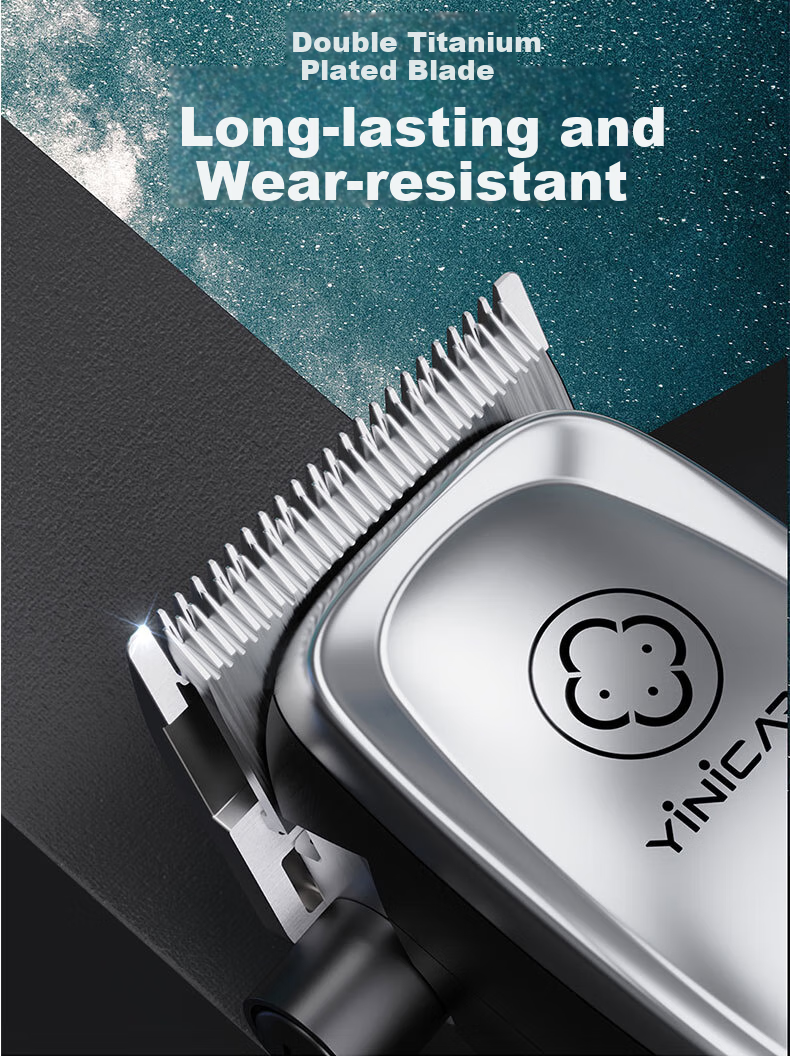Yier Hair Salon Professional Hair Clipper, Electric Trimmer for Home And Salon Use, Hair Cutting Scissors, Aokemei YLF-001 Graduation Gift 3