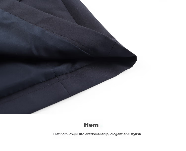 YOUNGOR [Detachable Goose Down Inner Lining] 2026 New Warm Business Style Coat, Navy Blue, XL (180/100A) 9