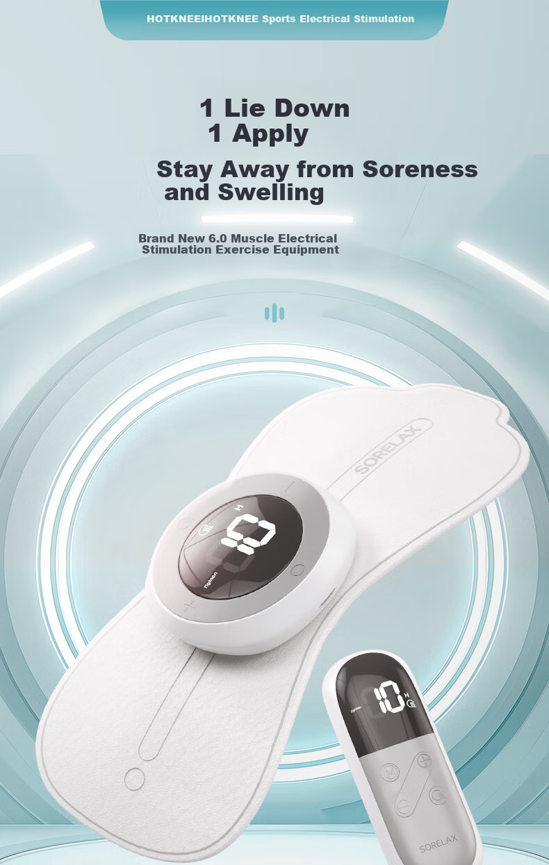 HOT KNEE Electrical Muscle Stimulation Device for Post-Surgery Muscle Recovery, Muscle Relaxation Massage And Fascia Taping 1