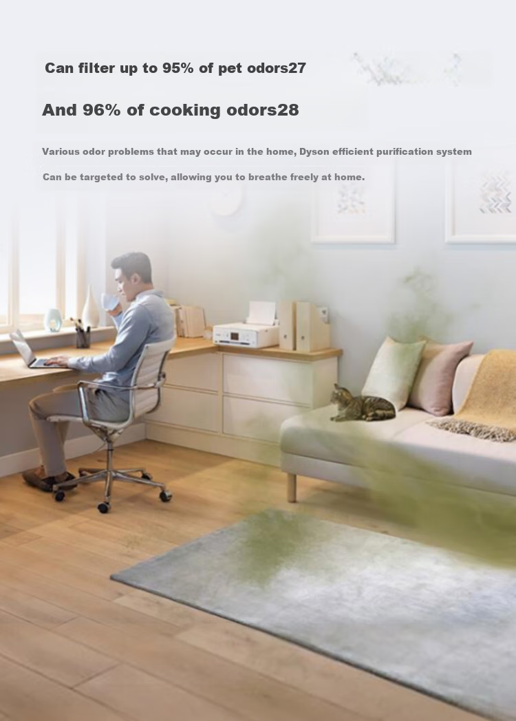 DYSON PH05 Air Humidifying And Purifying Fan, Air Purifier with Virus Filtration, Moisturizing without Mist, Removes Formaldehyde And PM2.5, Pet-Friendly Certified, Platinum Color 11