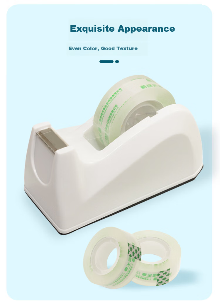 TANGO Tape Dispenser, Width ≤18mm, Sharp Roller, Stainless Steel, Non-Slip Base, Tape Cutter, White 6