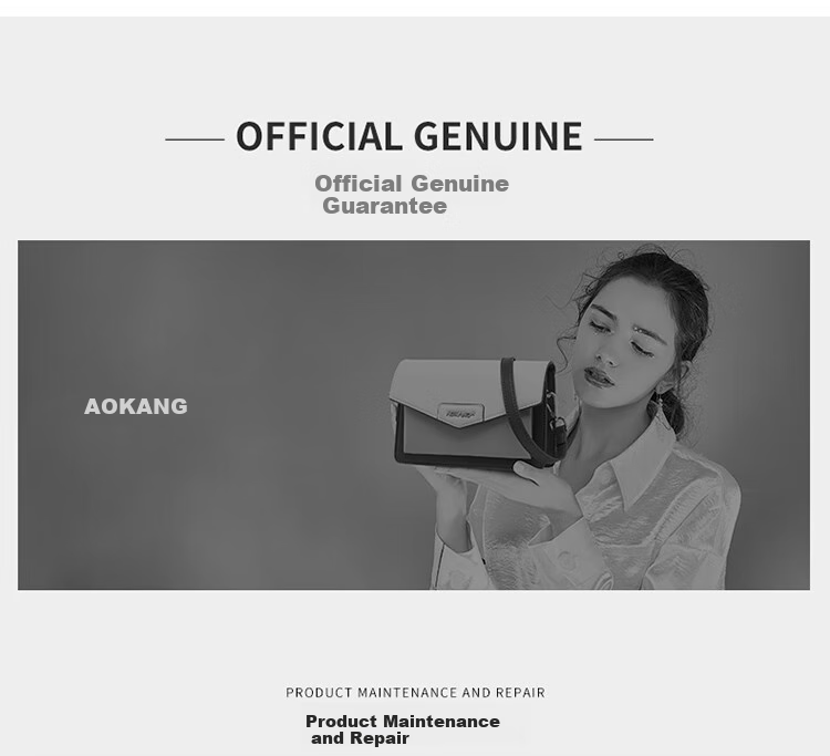 Aokang Women's Handbag, 2026 New Trendy Cowhide Small Square Bag, Light Luxury Crossbody Shoulder Bag, Birthday Mother's Day Gift for Girlfriend Or Wife 11