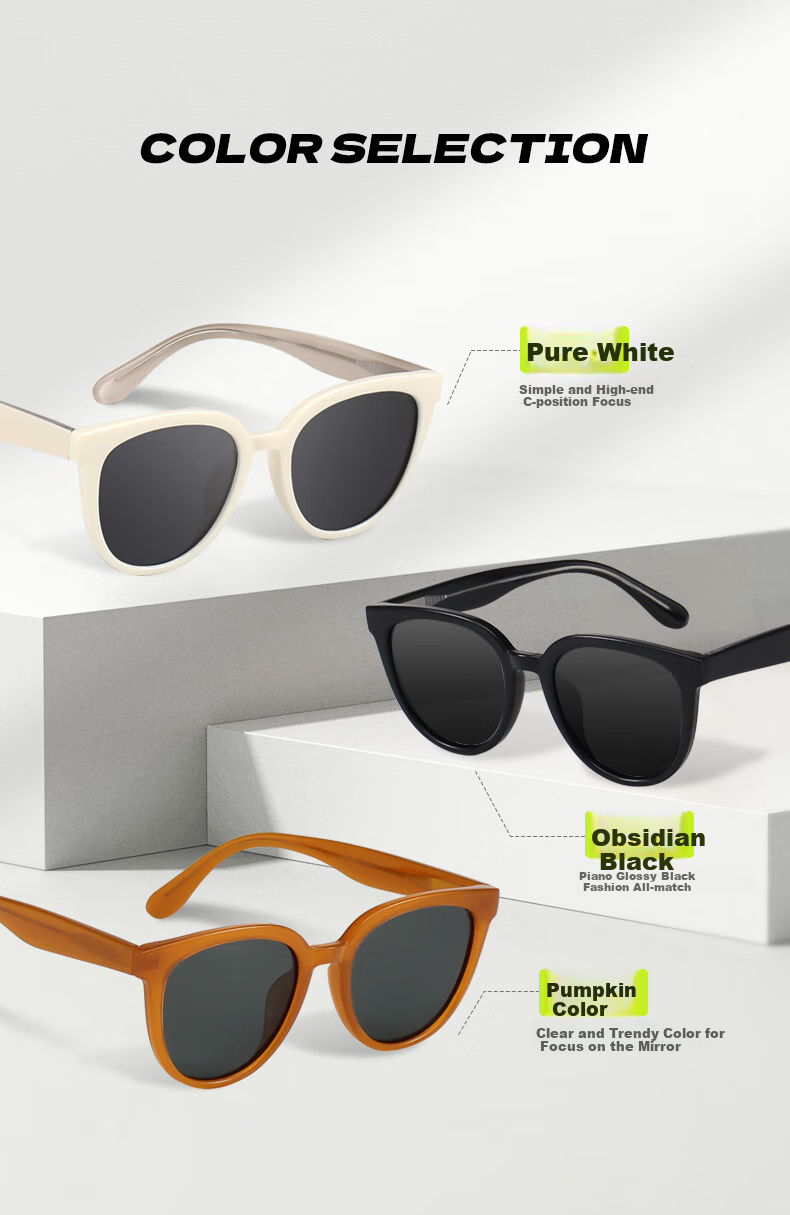 LOHO New Women's Sunglasses 2026, Polarized UV Protection Sunglasses, Retro Round Frame, High-End Eyewear 8