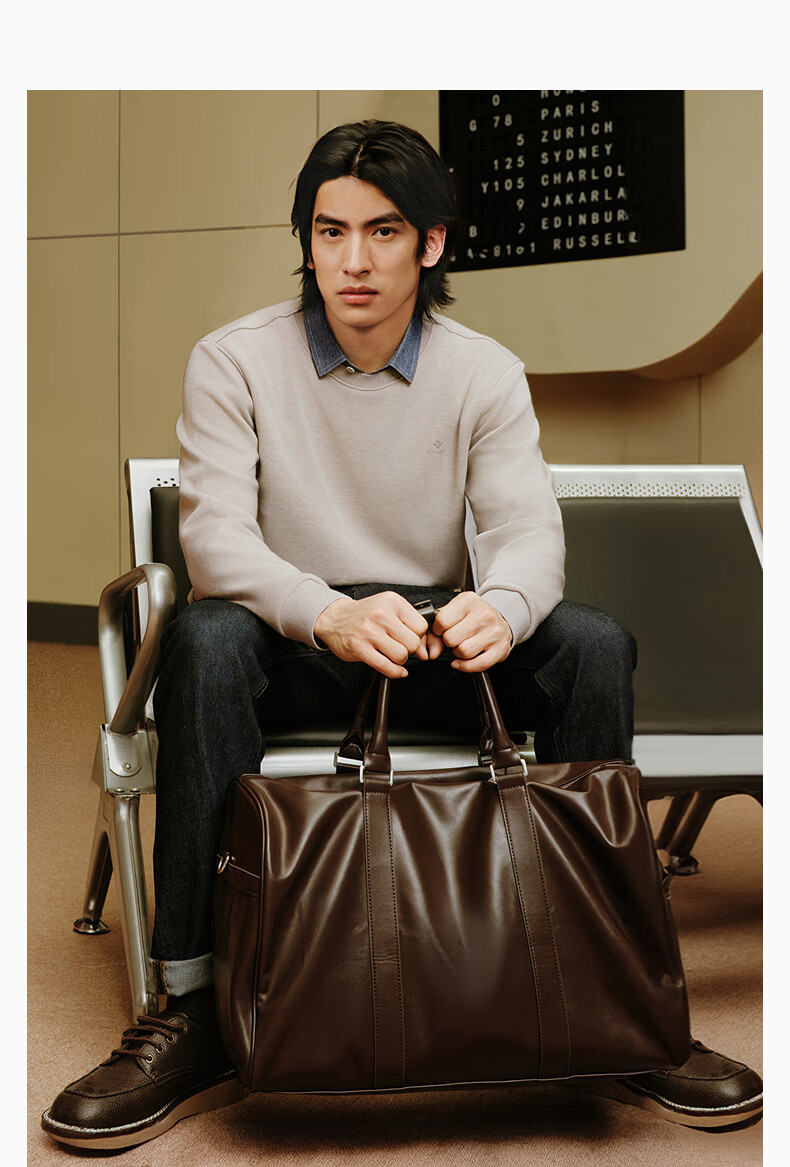 Hodo Anti-Pilling Wool Blend Fleece-Lined Two-in-One Thermal Warm Shirt Collar Sweater for Men 15