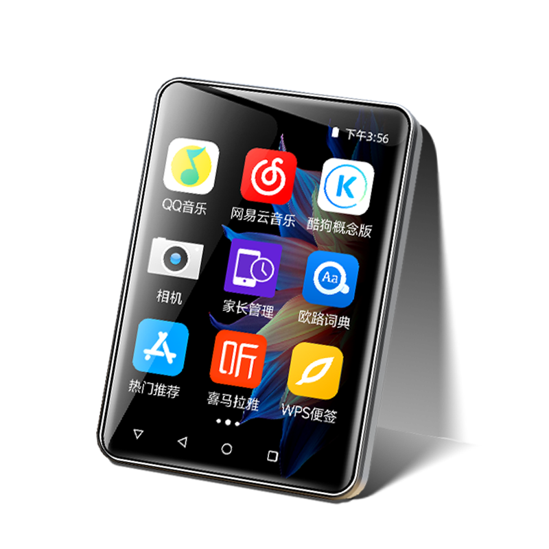 FAMUE PA03 WiFi MP3/MP4 Player, Student Portable Music Player, Smart WIFI Internet Accessible, Photo-Taking Capable, 2.8-Inch Screen, Dictionary Translation English Function, 16GB Storage