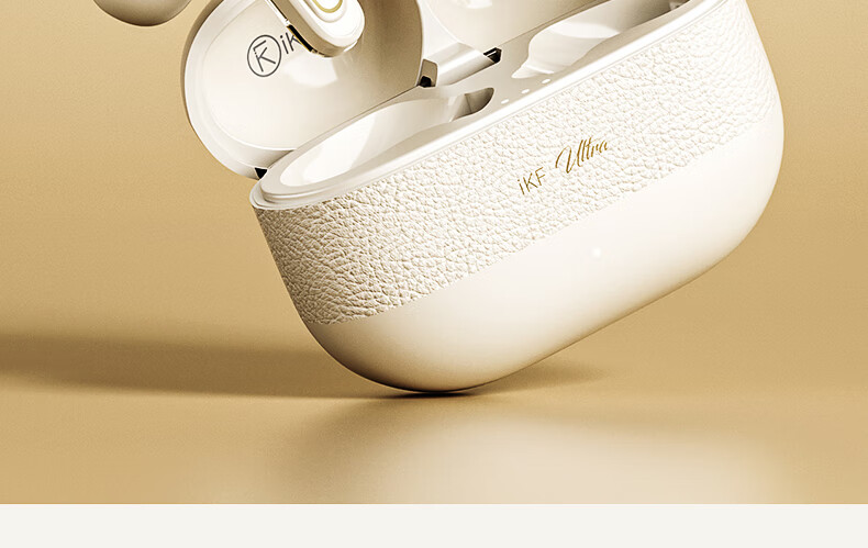 IKF Ultra Wireless Bluetooth Earphones with LDAC High-Quality Sound, ANC Active Noise Cancellation, In-Ear Design, Long Battery Life, 2026 New Model, New Year Gift, Cloud Rock White 50