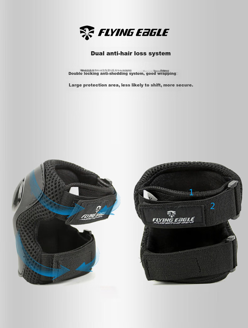 Feiying Children's Roller Skating Protective Gear, Skateboard Bicycle Inline Skates Roller Skates Protective Knee Pads Helmet Hat Roller Skating Bag Set 8