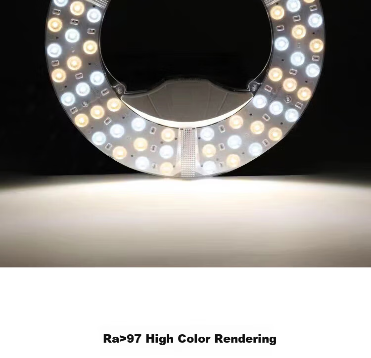 Beigong LED Full Spectrum Module, 80W Remote Control Stepless Dimming, Diameter 320mm, Ceiling Light Core, LED Light Strip, Hallway Corridor Renovation Light Panel, Replacement Light Source 4