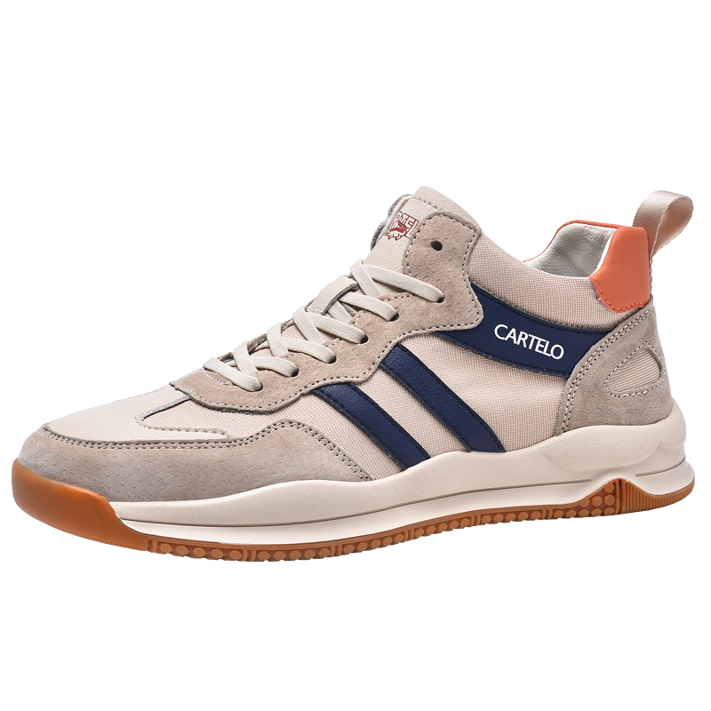 CARTELO Men's Shoes, Casual Sports, Autumn And Winter Breathable, 2026 New Style, Jogging Commute Versatile Sneakers, Large Size 45