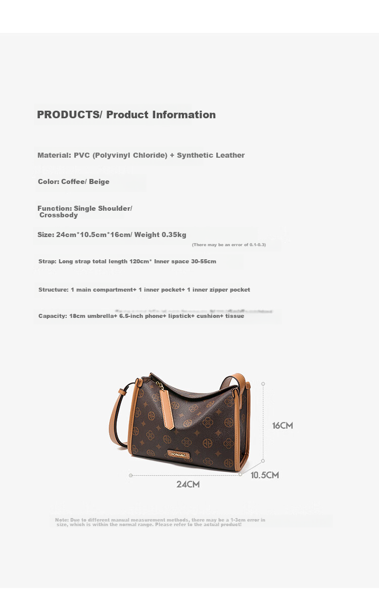 Aokang Women's Handbag, 2026 New Trendy Pillow Underarm Bag, Light Luxury Crossbody Shoulder Bag, Birthday Mother's Day Gift for Girlfriend Or Wife 7