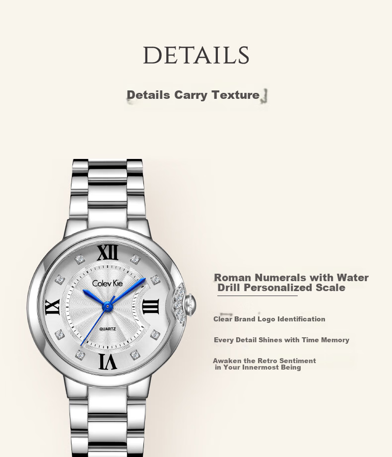Colevkie Women's Watch, New 2026 Model for Women, Top Ten Luxury Niche High-End Brand Watch, Birthday Gift for Wome 5