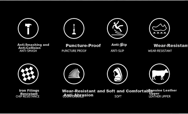 Dinggu Safety Shoes for Men, Anti-Smashing And Puncture-Resistant, Steel Toe Cap, Steel Midsole, Solid Sole, Safety Shoes 1123heiK37 2