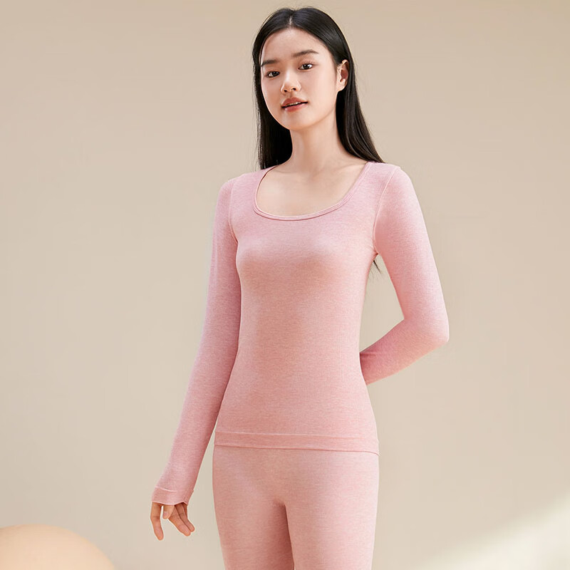 FENTENGCARE Women's Thermal Underwear, Antibacterial, Slimming, Butt-Lifting, Tummy Control, Square Neckline Base Layer Autumn Top And Pants, Gift for Wome