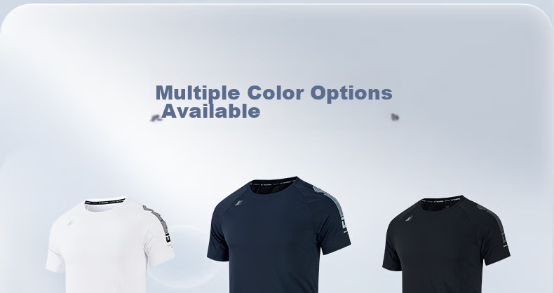 361° Men's Short-Sleeve T-Shirt, Summer Quick-Dry, Loose-Fitting, Athletic, Running, Fitness, Casual Top, Half-Sleeve, 652524101-6 22