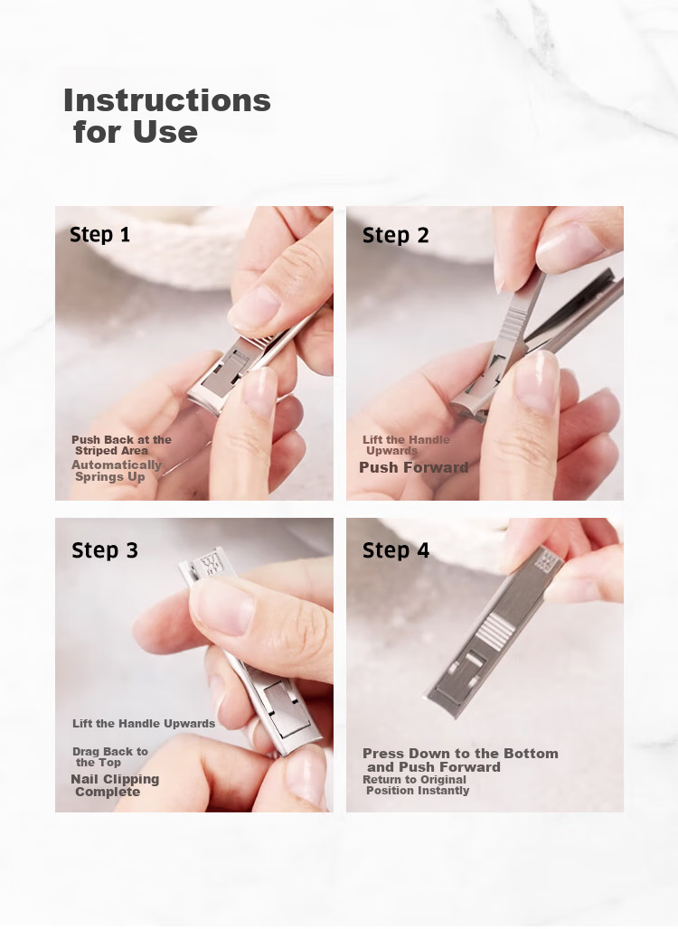ZWILLING German Nail Clipper, Anti-Splash, Quiet Operation, Portable, Ultra-Thin, Chrysanthemum Wing Design, Original Mid-Autumn Festival Gift 10