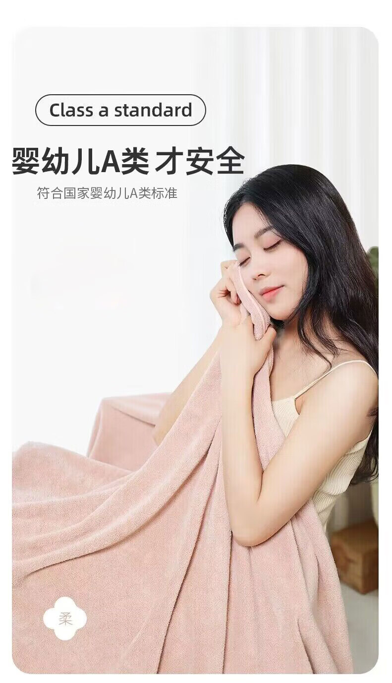 Grace Class A Baby Bath Towel Soft Coral Fleece Newborn Infant Bath Wrap Unisex Children's Home Textile Large Towel Blanket 1