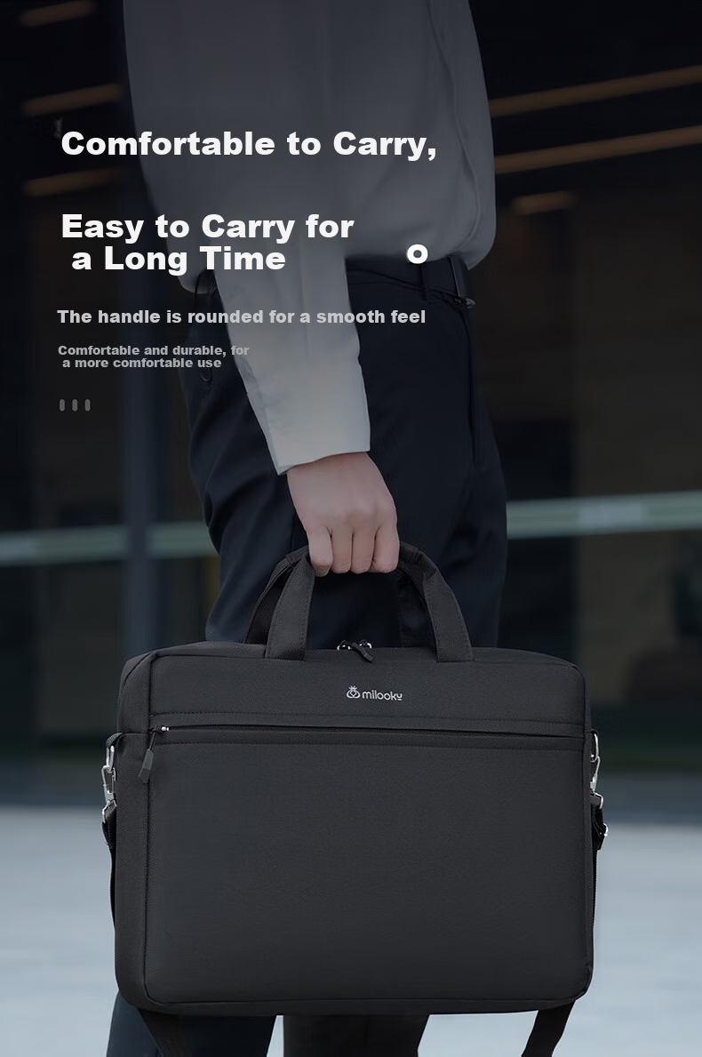 DiyiGongfang Large Capacity Laptop Bag for 13/14 Inch Computers, Handheld And Shoulder Strap, Suitable for Apple, Huawei, Xiaomi, Lenovo Xiaoxin Air/Pro, Dell, HP, ASUS Gaming Laptops, Men's Backpack 5