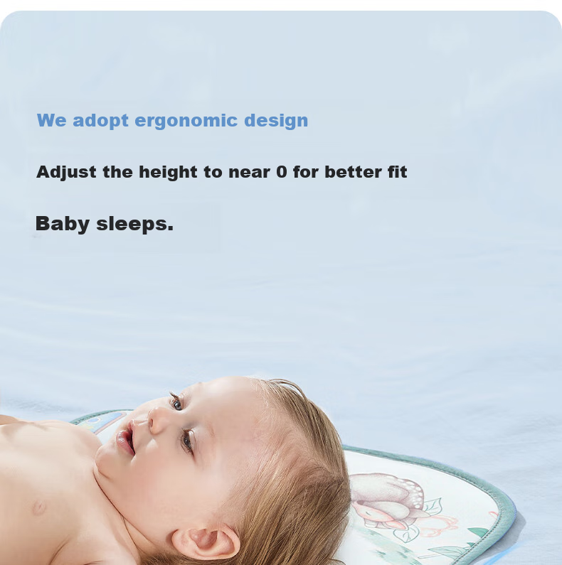 Betis Baby Pillow Summer Breathable Newborn 0-6 Months Ice Silk Cooling Pillow Children's Cloud Piece Pillow Yun Whale Fantasy 13