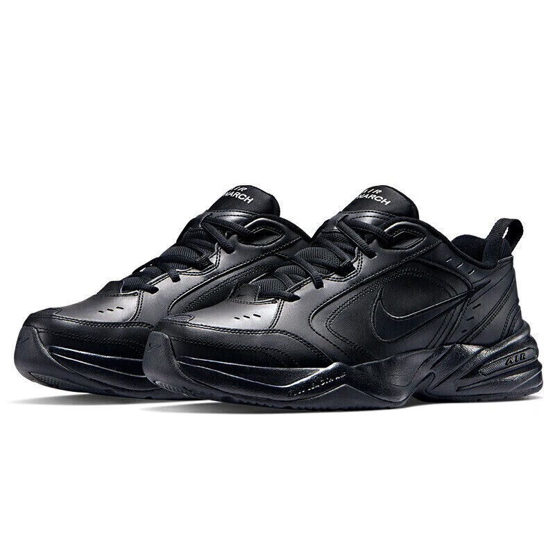 NIKE Men's Training Shoes, Dad Shoes, AIR MONARCH IVG Sneakers, 415445-001, Black, Size 35.5