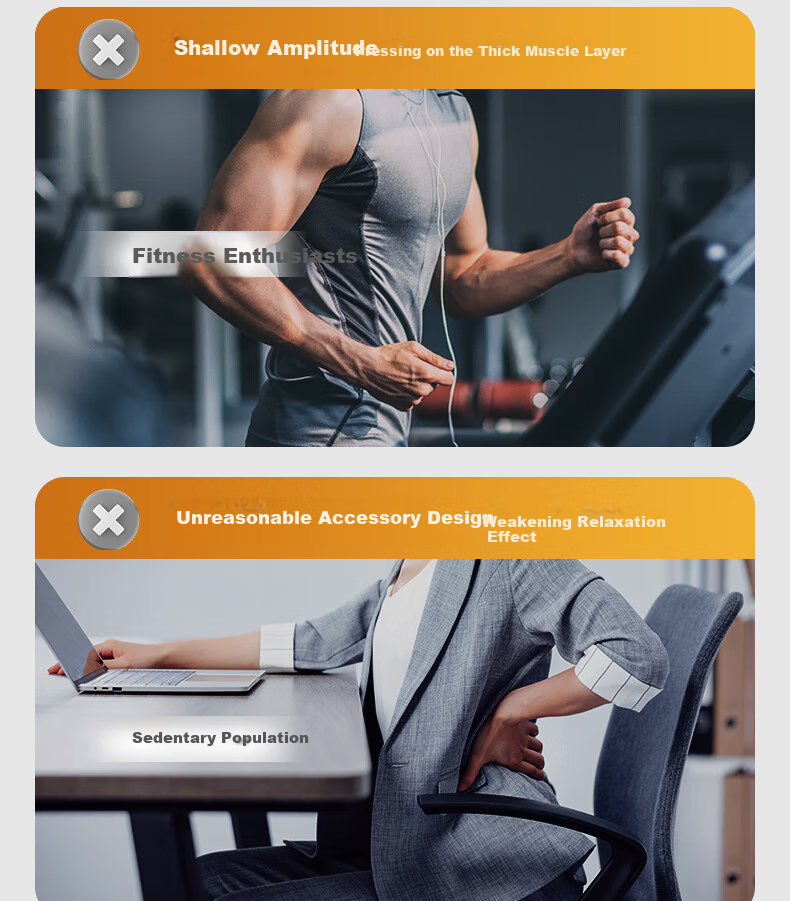 AUX Professional Fascia Gun Massager, Full Body Deep Muscle Relaxation, Sports Fitness Shoulder Neck Fascia Massage Gun, Gift for Parents, Mid-Autumn Festival Gift for Male And Female Teachers 4