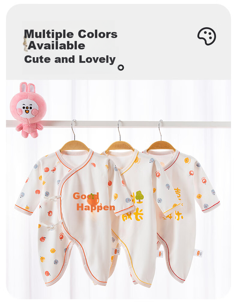 Babyprints Newborn Onesie, Festive Clothing for Baby Boys And Girls, Pure Cotton Baby Romper, Soft And Belly-Protecting, Joyful 52 4