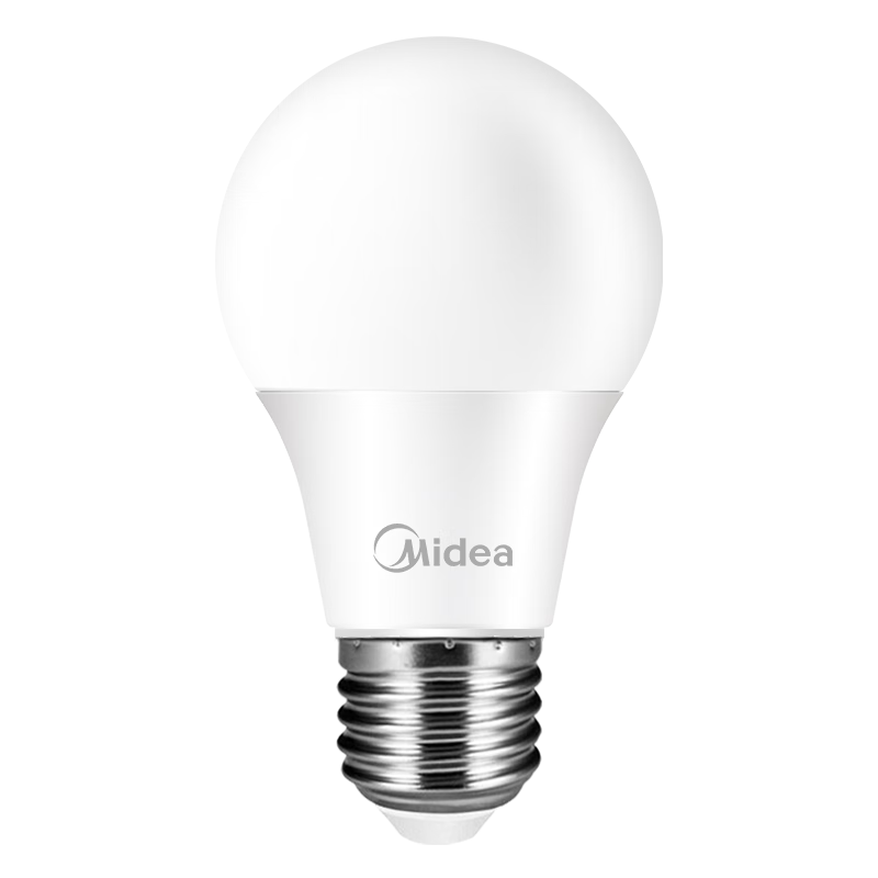 Midea LED Bulb, Energy-Saving E27 Large Screw Base Threaded Globe Light for Home Use, 6W Cool White, Pack of Three