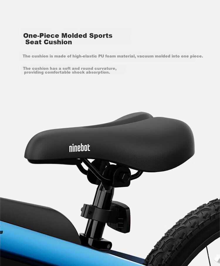 Ninebot Children's Bicycle, Suitable for Ages 5-7, Aluminum Alloy Frame, Red Color, 18 Inches, Height Range 115-135cm 5