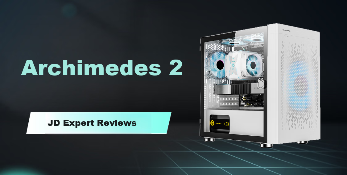 Great Wall Archimedes 2 Black Computer Case (Type-C 3.2/20CM Fan Positions/MATX Small Motherboard/240mm Water Cooling Position/Wide Body/5080 Graphics Card) 1