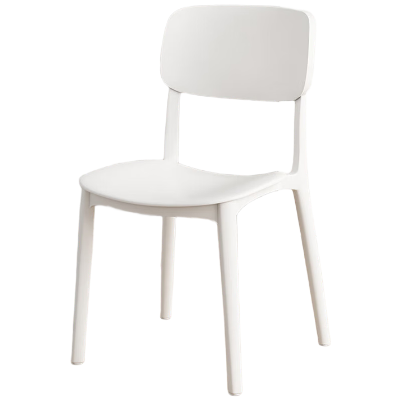 Quanpinwu Dining Chair Stool Plastic Chair Office Chair with Backrest Leisure Chair Desk Chair Study Chair Makeup Chair Computer Chair