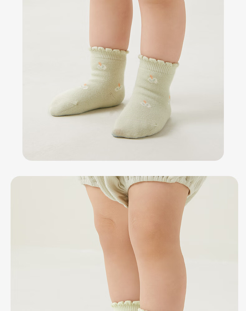 Shiyuejiejing Baby Socks, Summer Mid-Calf Socks for Boys And Girls, Newborn Cotton Socks, Breathable Children's Socks, All-Season Class A 20
