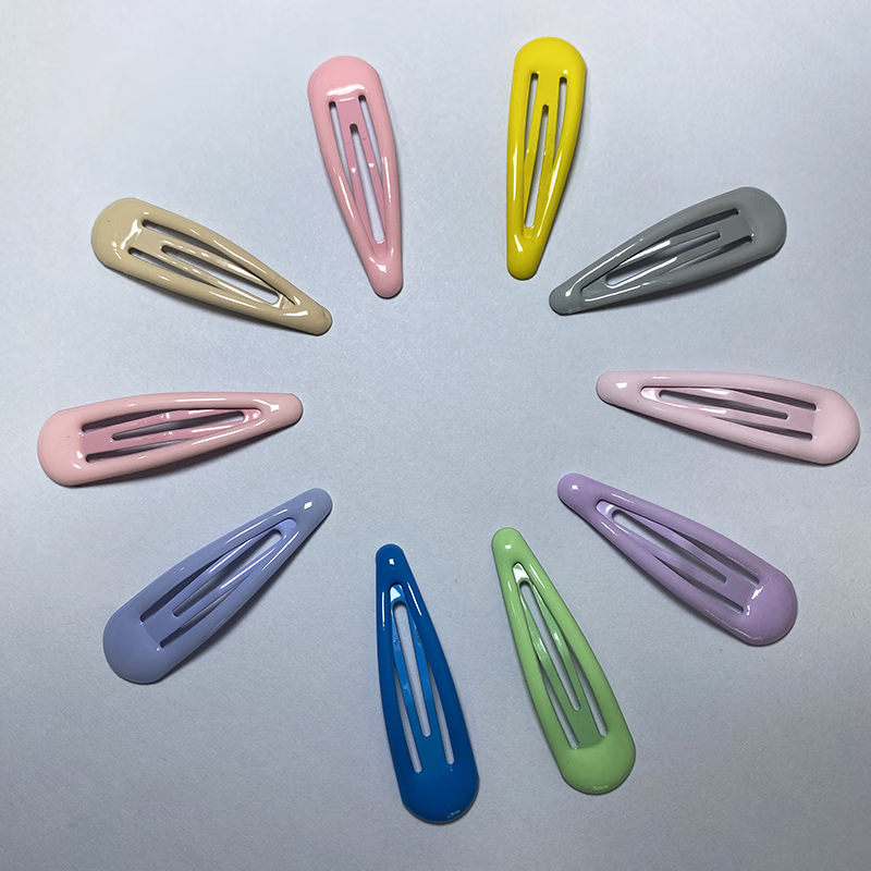 Jingxiaodi 10 Children's Barrettes, Hair Clips for Girls, Non-Damaging Hair Clips, Bangs Clips, Little Girls' Hairpins, Colorful Hair Accessories