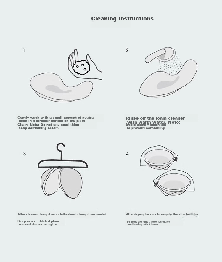 MiiOW Breast Pads for Women's Wedding Dresses, Push-Up Front Closure, Silicone Nipple Covers, Invisible Bra, Skin Color, Size A 9