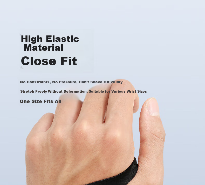 ANTA Sports Wristband for Men And Women, TFCC Tendonitis Fitness Badminton Sprain Compression Wrap Sleeve, Black Single Piece 10