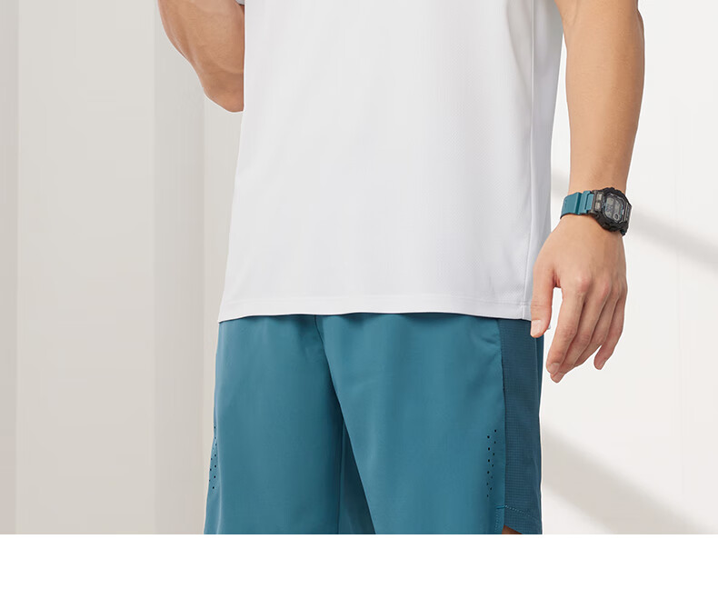 361° Men's Short-Sleeve T-Shirt, Summer Quick-Dry Sportswear, Casual Running Fitness Loose Top, Half Sleeve, 652524130-1 1
