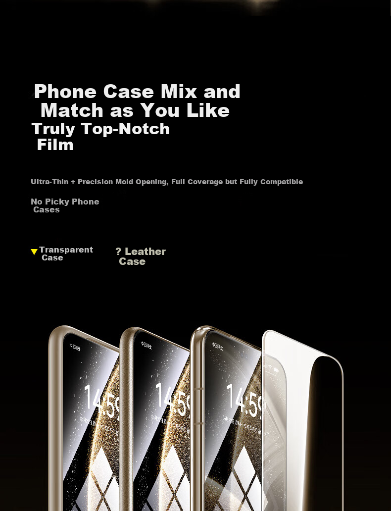 BASEUS [3D Heat-Bent Full Adhesive Film | No Obstruction to Screen] Suitable for Huawei Mate70RS Tempered Glass Film, Mate70RS Phantom Master Phone Protective Film, Shockproof Anti-Fingerprint Protective Film 21
