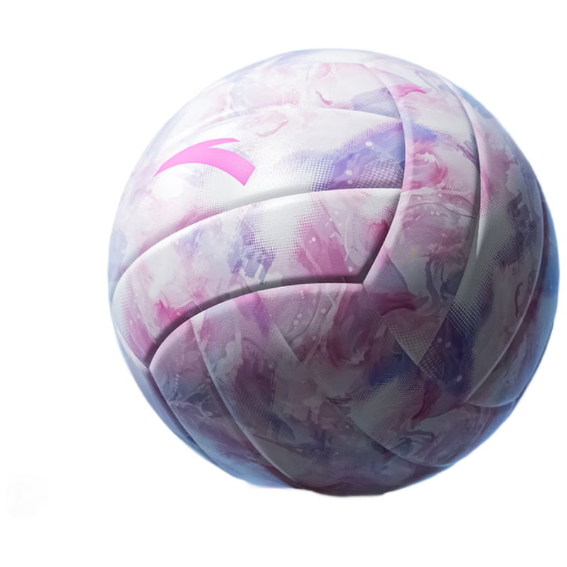 ANTA Volleyball, for Middle School Entrance Exam Students, Hard Volleyball for Primary And Middle School Students' Competitions, Size 5 Standard, Physical Education Exam Training, Pink-Purple