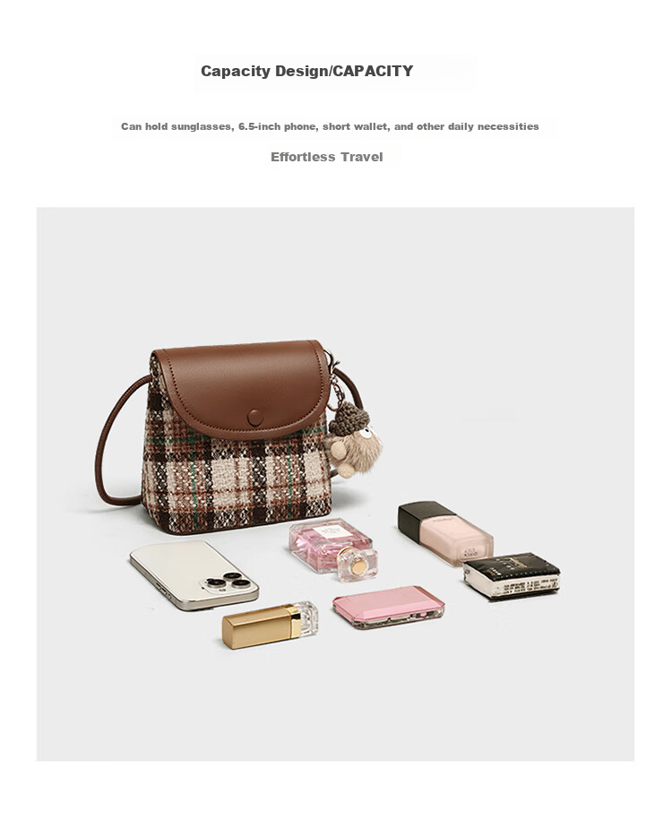 Aiqinghai Handbag for Women, Shoulder Crossbody Bag, Phone Pouch, Stylish Small Purse, Light Luxury Birthday Mother's Day Gift, Practical Present for Mom 10