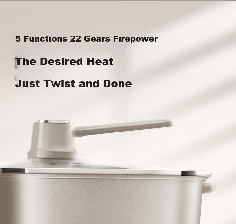 SUPOR IH Electric Hot Pot, Zero Fluorine Titanium Ceramic 6L Household Multifunctional Electric Cooker, 2200W Intense Heat, All-In Hot Pot for Stir-Frying And Cooking, Detachable Design C22-IC800 16