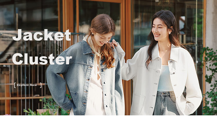 Semir Women's Denim Jacket Short Retro Fashion Boxy Jacket 2026 Spring Commuter 109126108005 1