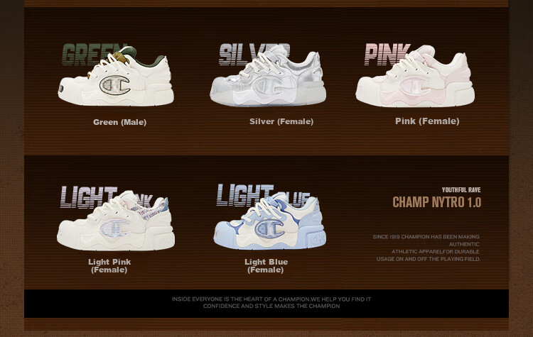 Champion American Champion Sneakers for Women And Men, Trendy Fashion Thick-Soled Height-Increasing Puffy Open-Face Bread Shoes 24SST05 8