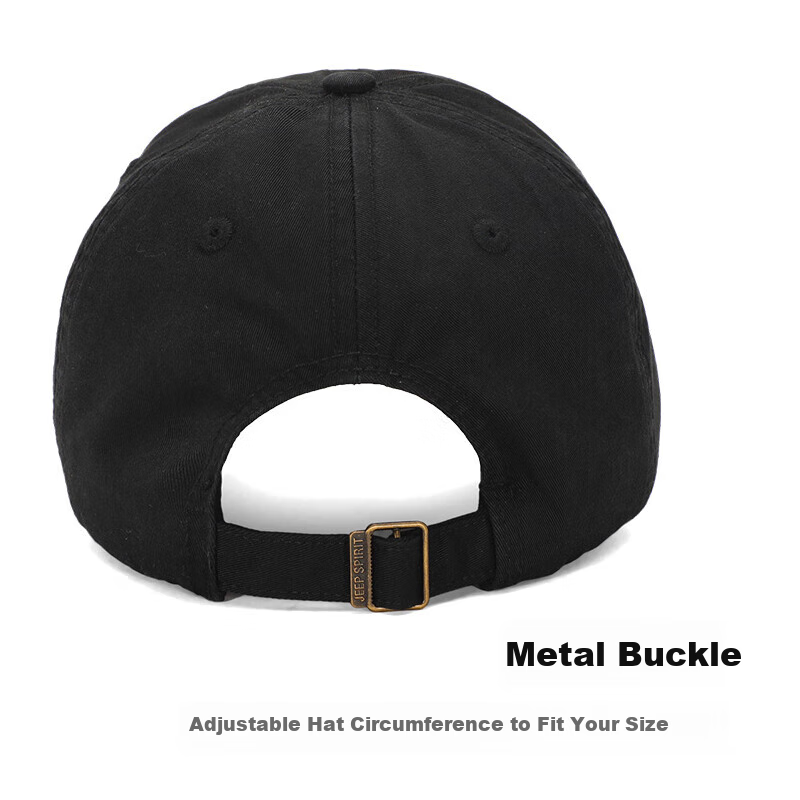 JEEP Men's Trendy Korean-Style Baseball Cap, All-Season Fashion Embroidered Visor Hat, Casual Sports Cap A0059