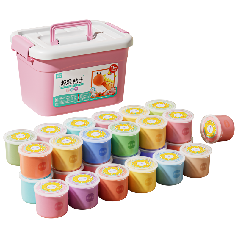 YSR 24-Color Ultra-Light Clay, Non-Toxic Large Package for Children, Kindergarten Modeling Clay And Play Dough, Toys for Ages 3-6