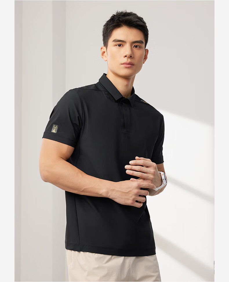 361° Men's Spring Summer Sports Polo Shirt Casual Loose Cool Breathable Short Sleeve 652624107-4 15