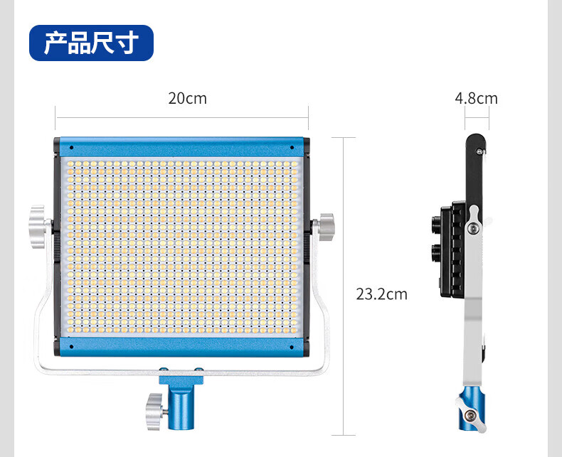 NEEWER NL660 Adjustable Color Temperature LED Panel Photography Light Metal Portable Studio Light Outdoor Shooting Video Live Streaming Influencer Advertising Film Shooting Continuous Light 1