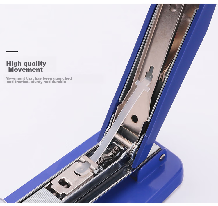 SUNWOOD Efficiency King Series 25-Page Rotatable Stapler Compatible with 24/6 Staples Blue P414 6