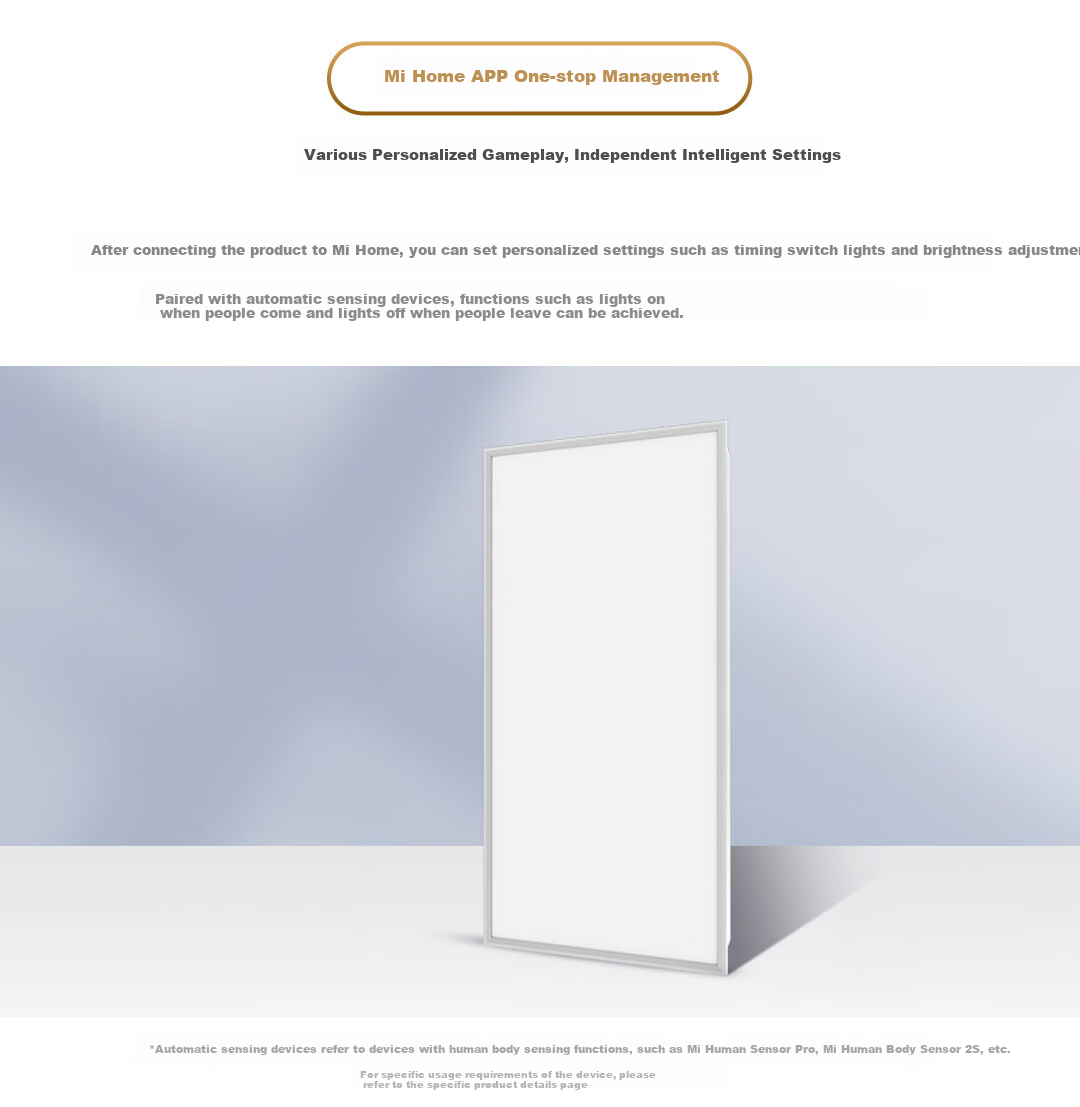 Mijia Xiaomi Mijia Panel Light Set, L60 Integrated Suspended Ceiling LED Recessed Smart Lighting Fixture 1